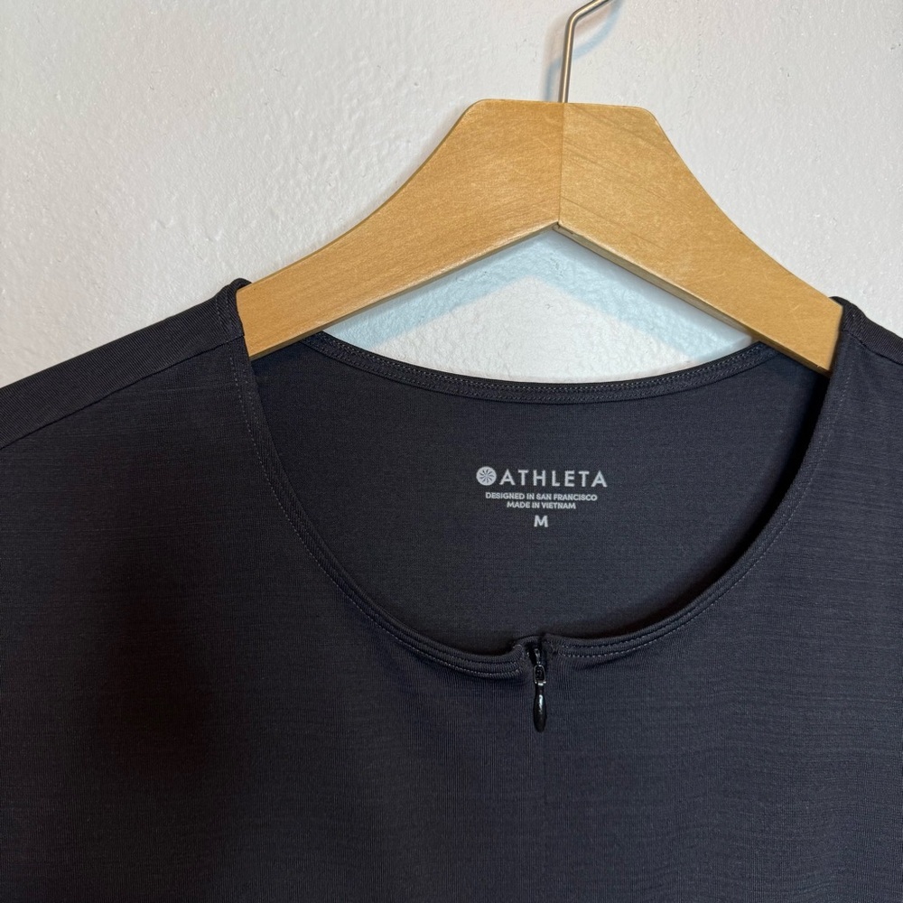 Athleta Pacifica Wrap Front Tank Black - Picture 6 of 11